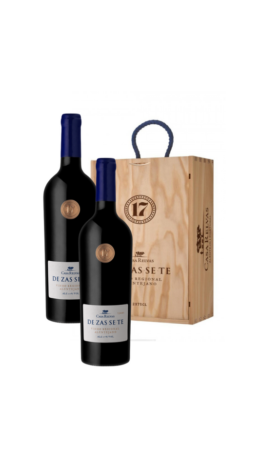 Casa Relvas DEZASSETE Tinto 2023 IG Alentejo - Conjunto 2 garrafas