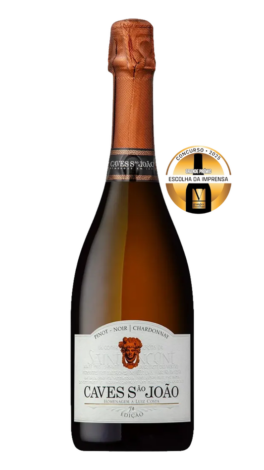 CAVES SÃO JOÃO Luiz Costa Espumante Bruto Natural Pinot Noir & Chardonnay 2018 BAIRRADA DOC
